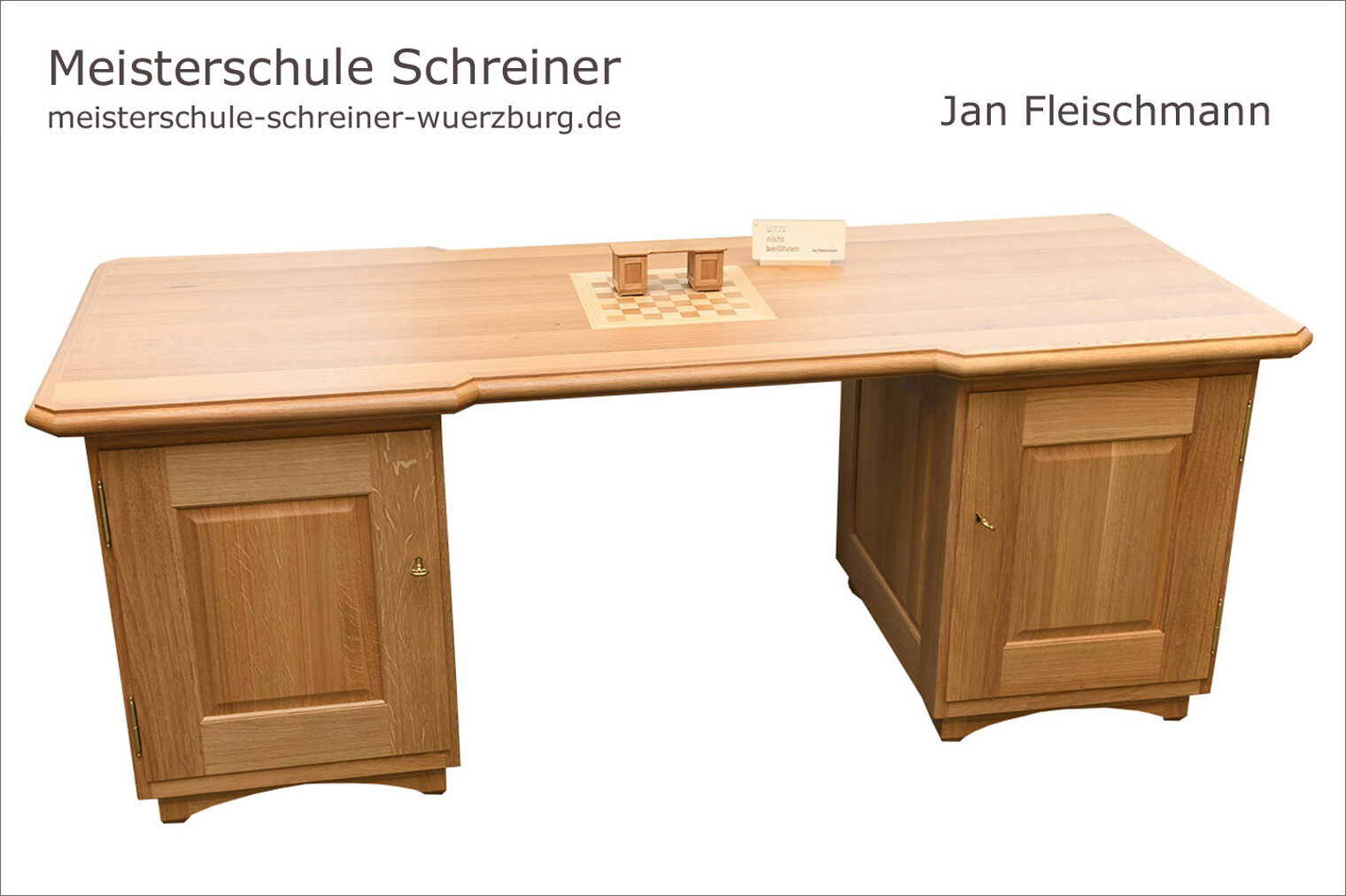 Schreinermeisterstück Schreibtisch von Jan Fleischmann