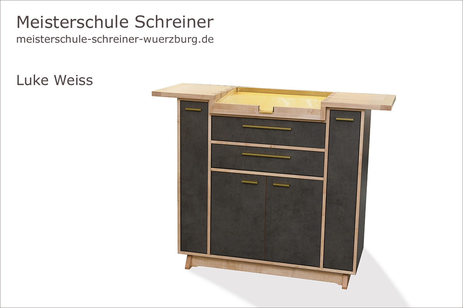 Schreinermeisterstück "Zapfmeister" von Luke Weiss