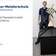 Meisterstück Dachmodell mit Wetterfahne