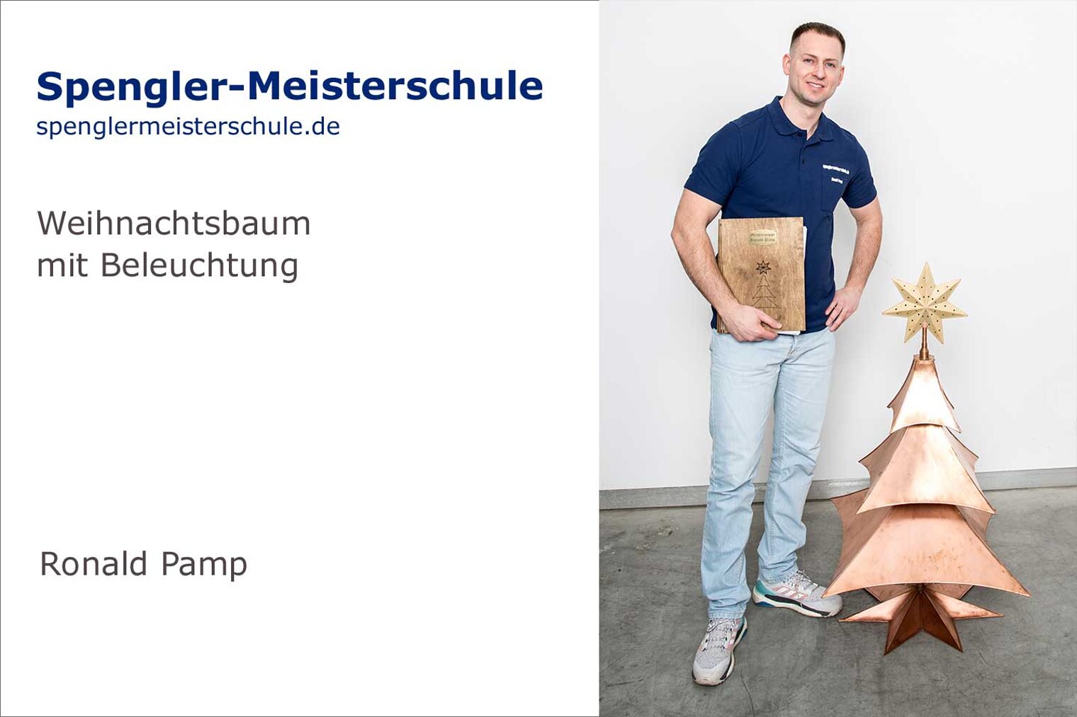 Meisterstück Weihnachtsbaum mit Beleuchtung
