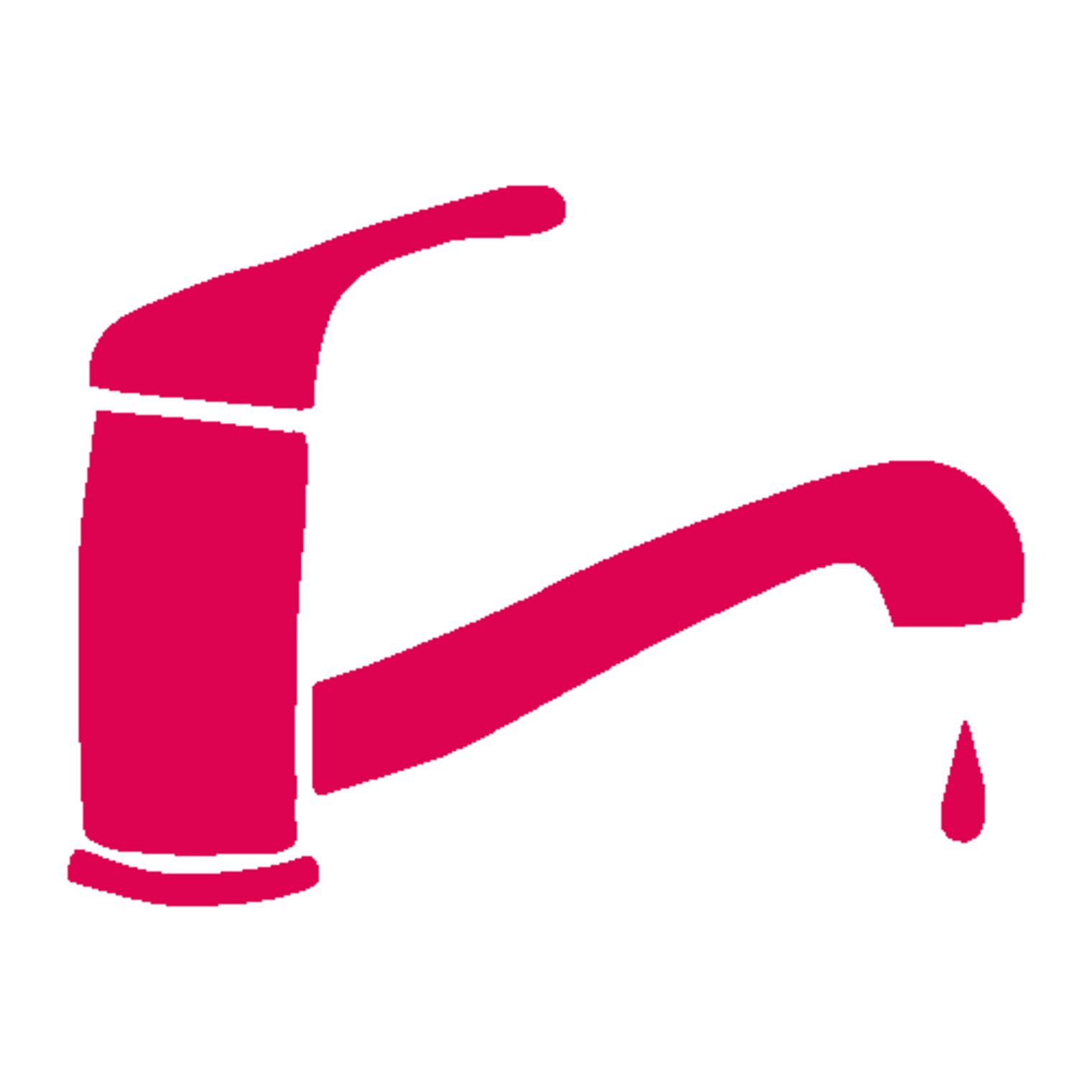 Icon Anlagenmechaniker SHK Icon Installateur tropfender Wasserhahn