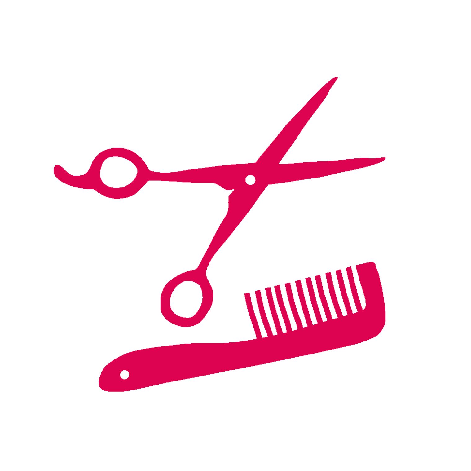 Icon Friseur Icon Friseur Schere und Kamm