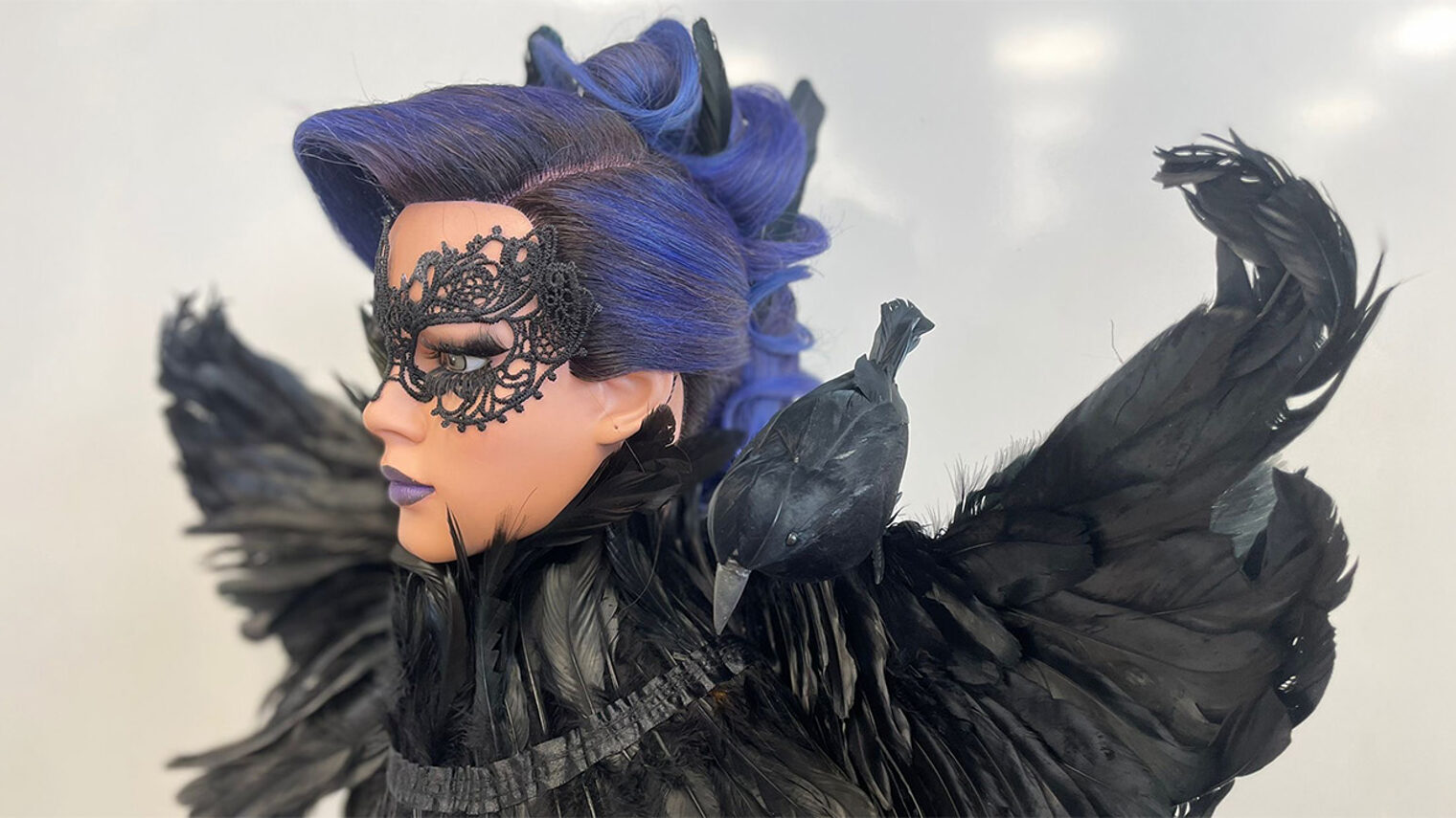 Kreative Hochsteckfrisur aus der Generalprobe des Meisterkurses Friseure in Aschaffenburg