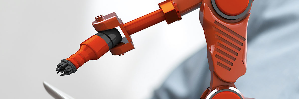 Schweißen mit einem Roboter